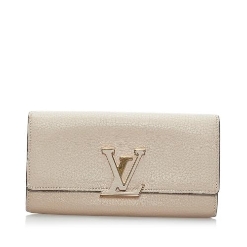 View 1 - Taurillon Leather SMALL LEATHER GOODS WALLETS Capucines Wallet, Louis  Vuitton ®