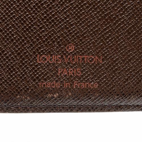 Louis Vuitton Damier Ebene French Purse Wallet
