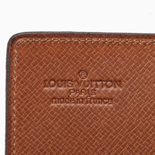 LOUIS VUITTON brown Monogram Canvas Credit Card Holder Wallet