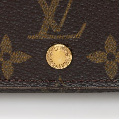 Louis Vuitton Vintage Monogram Canvas Porte Monnaie Tresor Wallet - FINAL SALE
