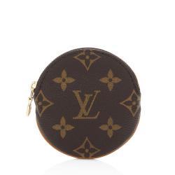 Louis Vuitton Vintage Monogram Canvas Round Coin Pouch