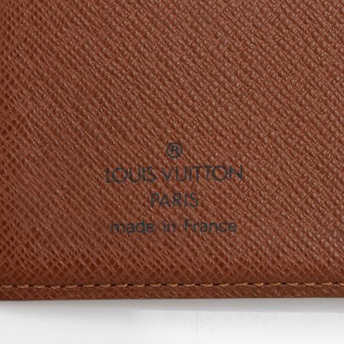 Louis Vuitton Vintage Monogram Canvas Small Ring Agenda Cover