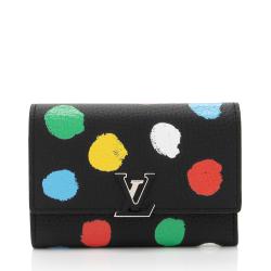 Louis Vuitton x YK Leather Dots Capucines Compact Wallet