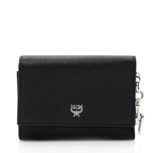MCM Leather Tri-Fold Wallet