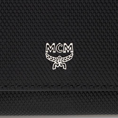 MCM Leather Tri-Fold Wallet