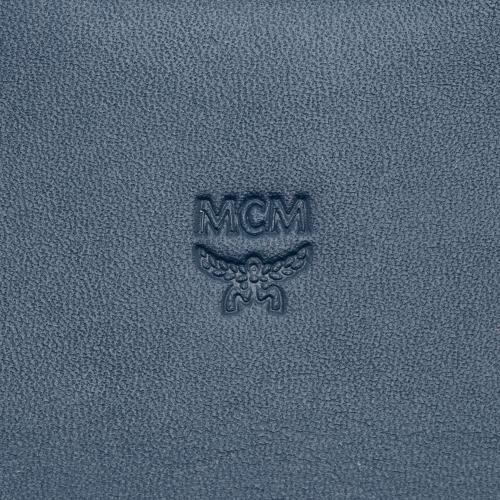  MCM Vintage Jacquard Mini/Trifold Wallet Blue One Size :  Clothing, Shoes & Jewelry