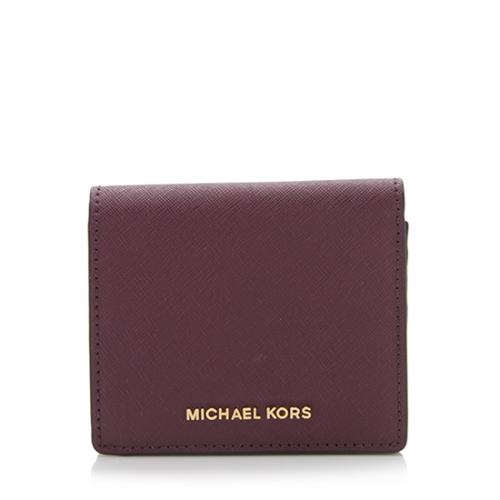 MICHAEL Michael Kors Saffiano Leather Jet Set Travel Wallet