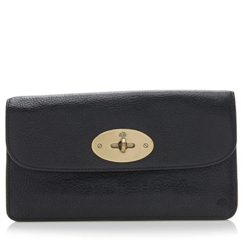 Mulberry Leather Long Locked Wallet