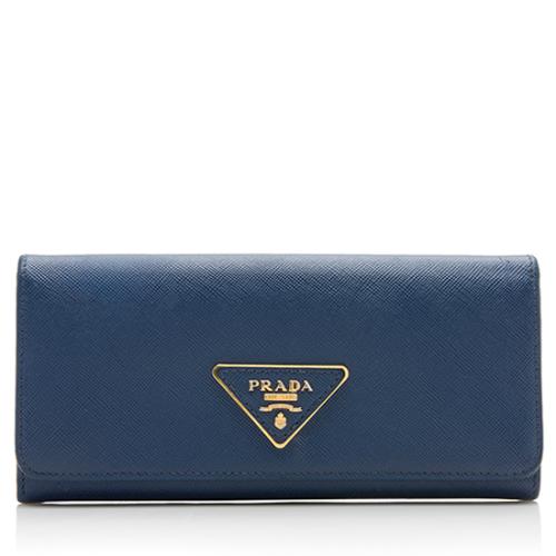 Prada Saffiano Leather Continental Wallet