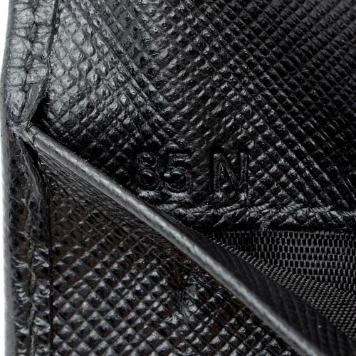 Prada Saffiano Leather 6 Key Holder