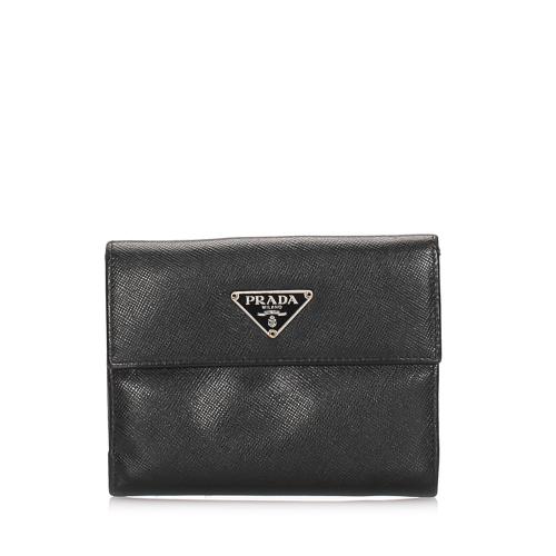 Prada Saffiano Leather Bi-fold Wallet