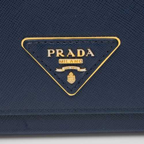 Prada Saffiano Leather Continental Wallet