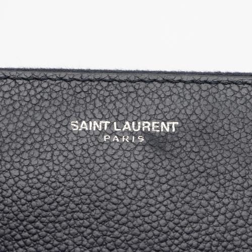 Saint Laurent Grain de Poudre Rive Gauche Zip Around Wallet