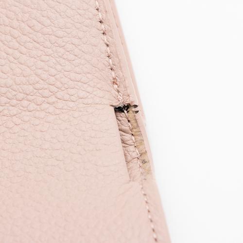 Saint Laurent Grained Leather Tiny Wallet - FINAL SALE