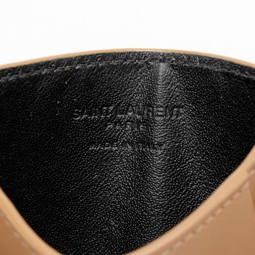 Saint Laurent Leather Card Case Insert