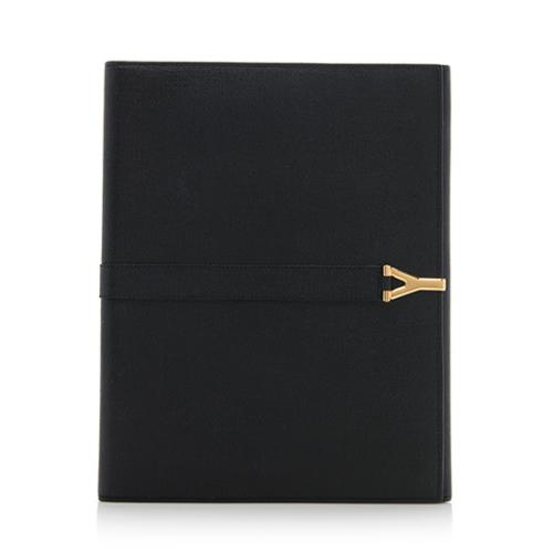 Saint Laurent Leather Chyc iPad Case