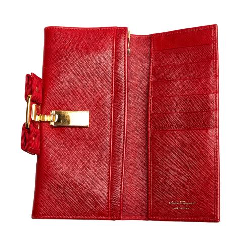 Salvatore Ferragamo Vara Bifold Leather Wallet