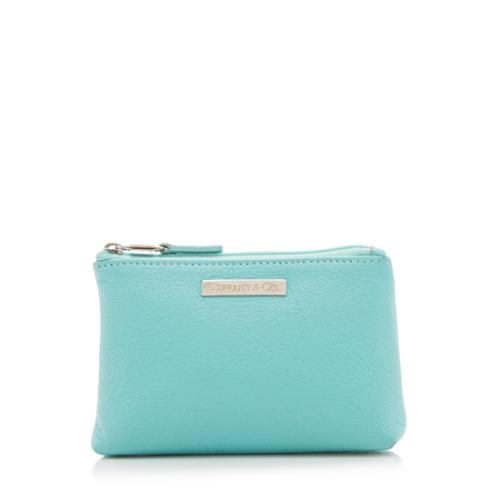 Tiffany & Co. Leather Small Zip Pouch