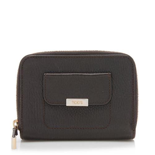 Tods Leather Media Kate Zip Around Wallet - FINAL SALE