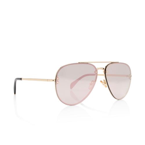 Celine Mirror Aviator Sunglasses