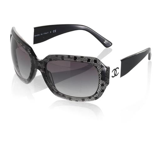 Chanel Black Lace Sunglasses