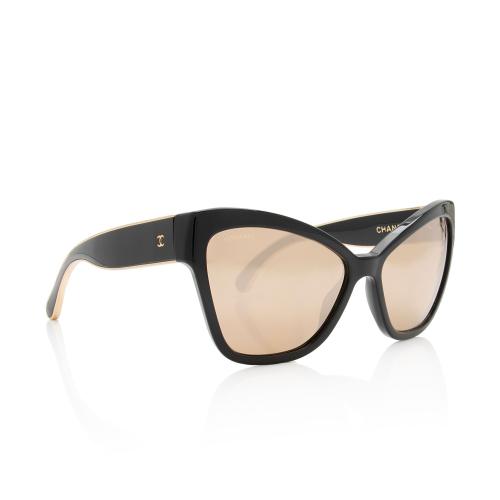 Chanel CC Cat Eye Sunglasses