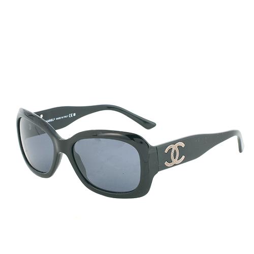 Chanel CC Logo Rectangle Sunglasses