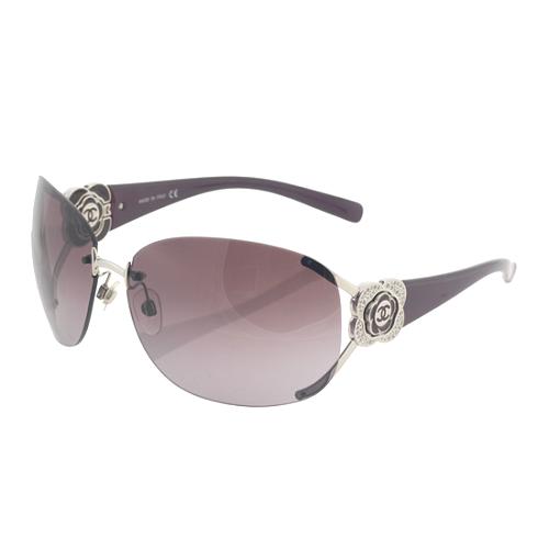 Chanel Camellia Rimless Sunglasses