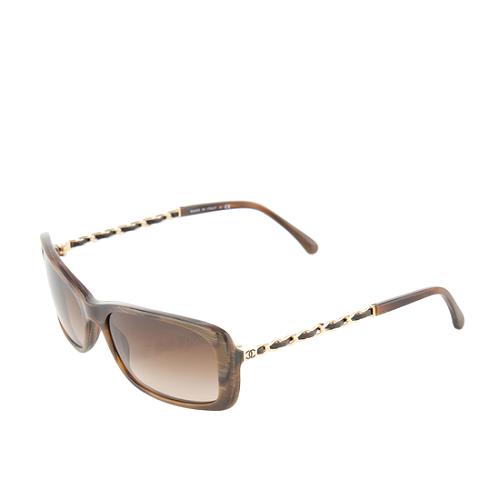 Chanel Chain Detail Sunglasses