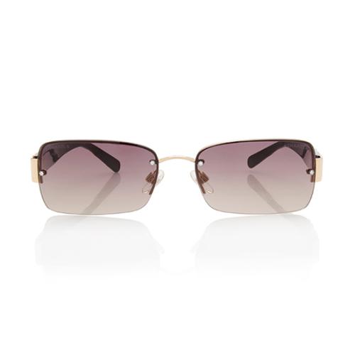 Chanel Crystal CC Quilted Sunglasses