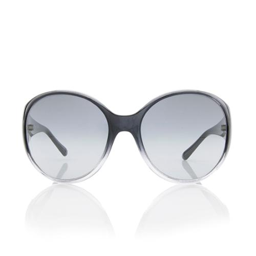 Chanel Crystal CC Round Sunglasses