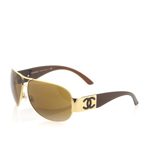 Chanel Metal Aviator Sunglasses