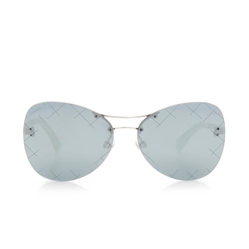 Chanel Mirrored Aviator Sunglasses - FINAL SALE