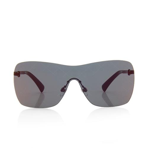 Chanel Mirror Shield Sunglasses 