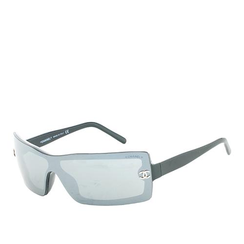 Chanel Mirrored Shield Sunglasses