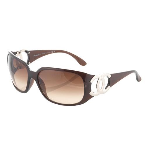 Chanel Oversized CC Logo Arm Sunglasses