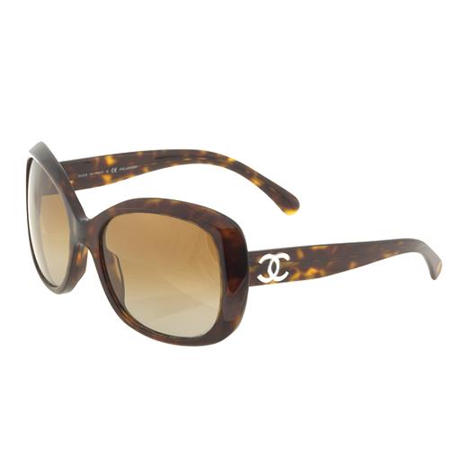 Chanel Oversized CC Logo Sunglasses