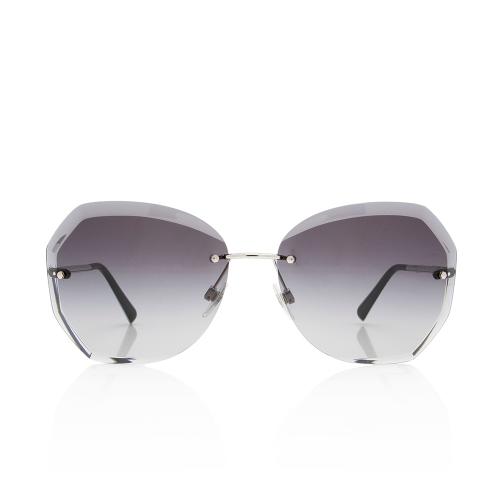 Chanel Rimless Butterfly Sunglasses