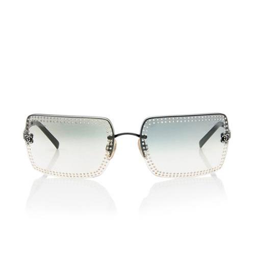 Chanel Rimless Crystal Sunglasses- FINAL SALE
