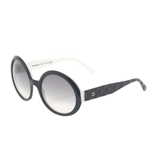 Chanel Round Quilted Sunglasses