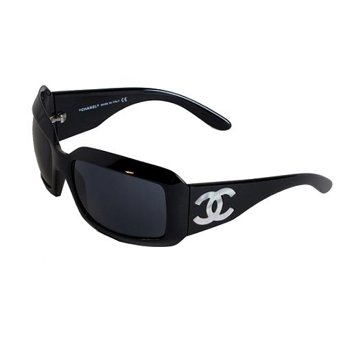 Chanel Shell Logo Rectangular Sunglasses
