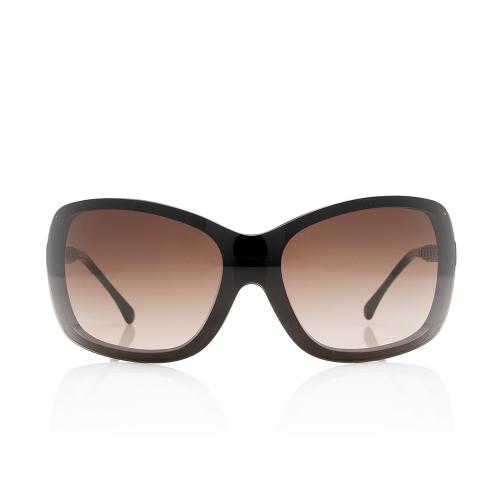 Chanel Studded CC Shield Sunglasses