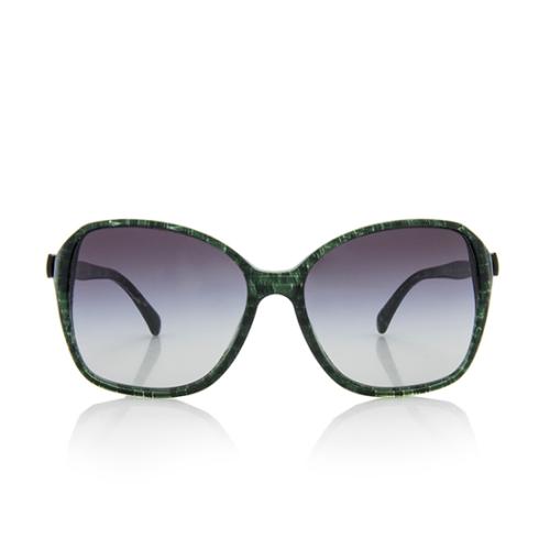 Chanel Tweed Bow Sunglasses