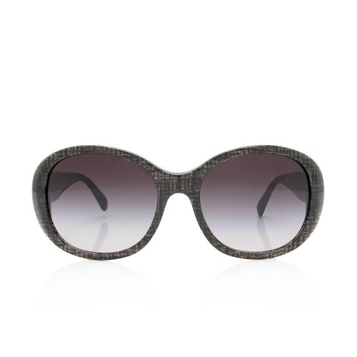 Chanel Tweed CC Turnlock Sunglasses