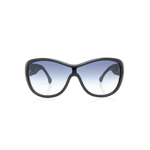 Chanel Tweed Shield Sunglasses