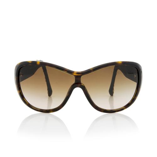Chanel Tweed Shield Sunglasses - FINAL SALE