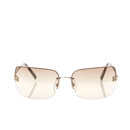 Chanel Woven Lambskin Sunglasses