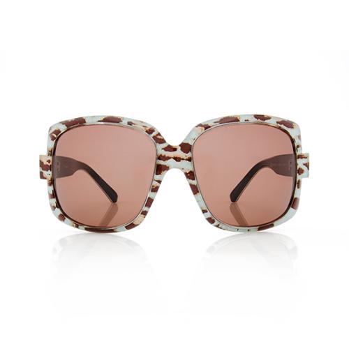 Dior 60s Animal Print Sunglasses