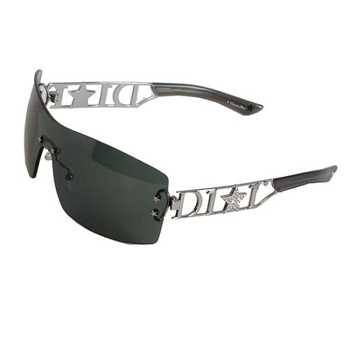 Dior Crystal Diorlywood Shield Sunglasses
