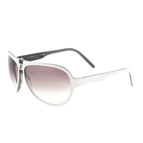 Fendi Plastic Aviator Sunglasses